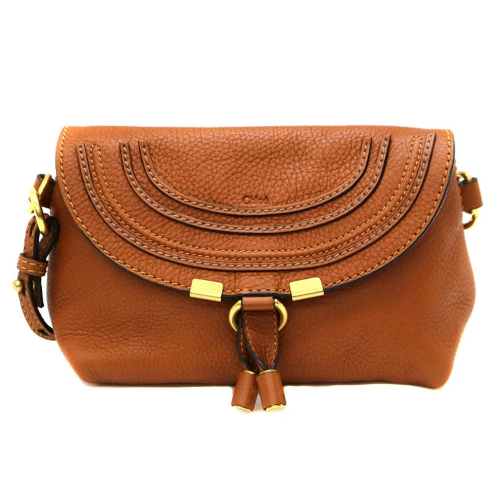 Chloe Marcie Shoulder Bag Beige
